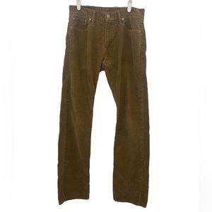 30X32 Mens 514 Levi Jeans Corduroy Pants Brown